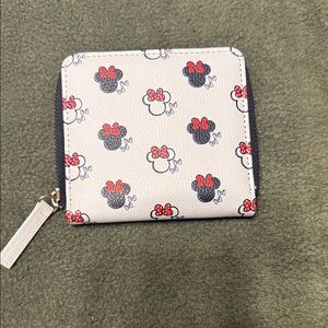 Disney Minnie Mouse Key & Card Holder - Red, Black, White